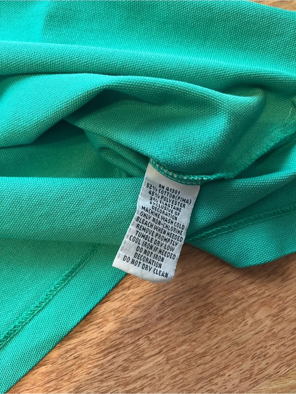 Ralph Lauren Golf Men’s Teal Polo with White Pony & Collar Trim